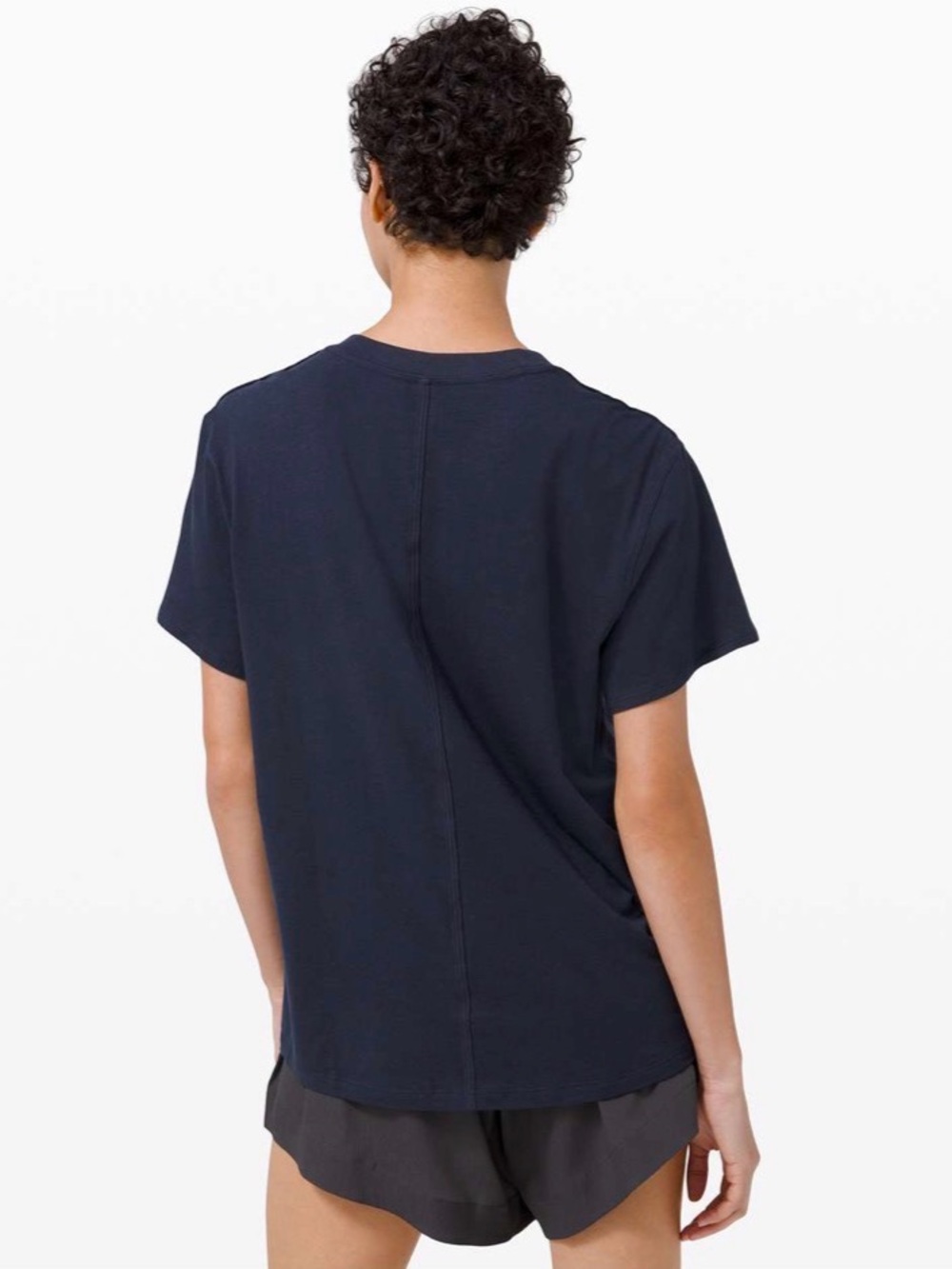 Lululemon All Yours Boyfriend Tee Navy Size 10
